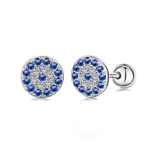[Solara Jewelry]Devil's Eye Ear Bone Nail Earrings