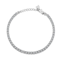 [Solara Jewelry]Sparkling Round Cut Daily Bracelet