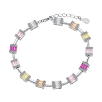 [Solara Jewelry]Dainty Charming Emerald Cut Daily Bracelet