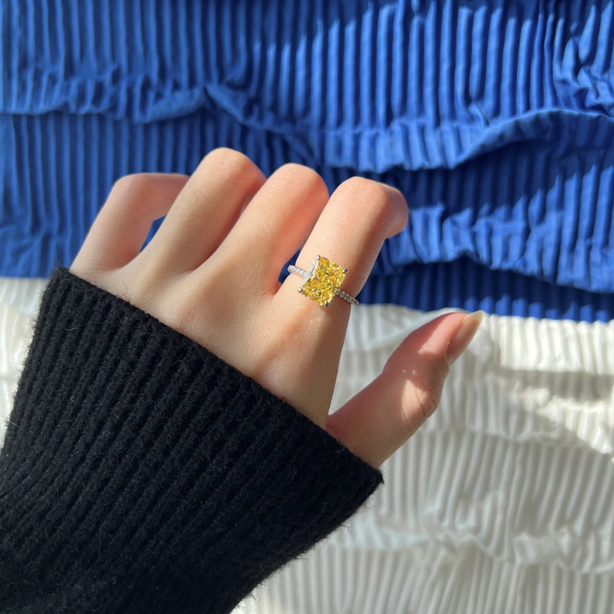 [Solara Jewelry]4.0 Carat Luxurious Engagement Ring