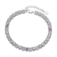 [Solara Jewelry]Dazzling Radiant Multi Cut Daily Bracelet