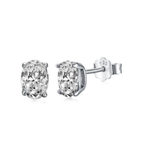 [Solara Jewelry]Oval Classic Dignified Elegant Earrings