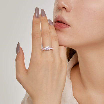 [Solara Jewelry]Exquisite Colorful Radiant Cut Party Ring