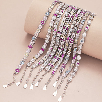 [Solara Jewelry]Dainty Radiant Emerald Cut Daily Bracelet