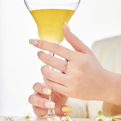 [Solara Jewelry]Elegant Vivid Round Cut Daily Ring
