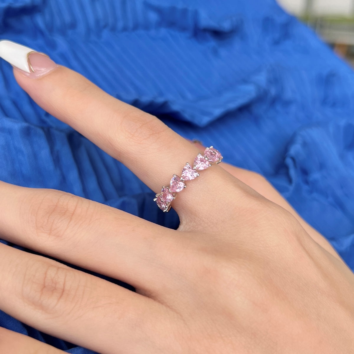 [Solara Jewelry]0.25 Carat Radiant Romance Heart Cut Lover Ring