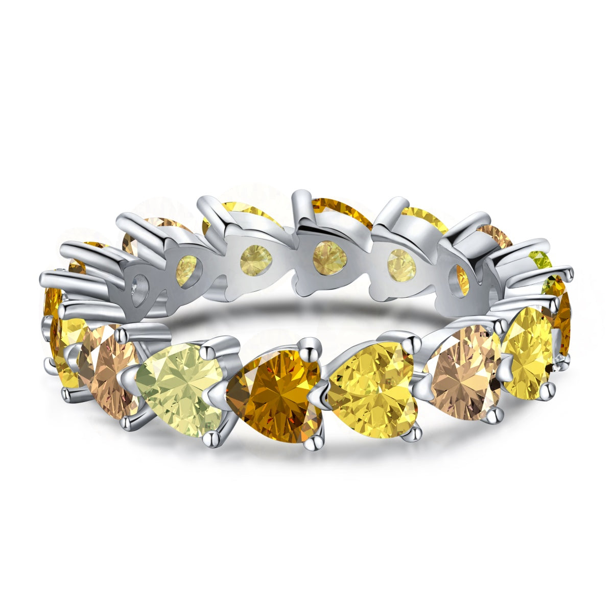 [Solara Jewelry]0.25 Carat Radiant Romance Heart Cut Lover Ring