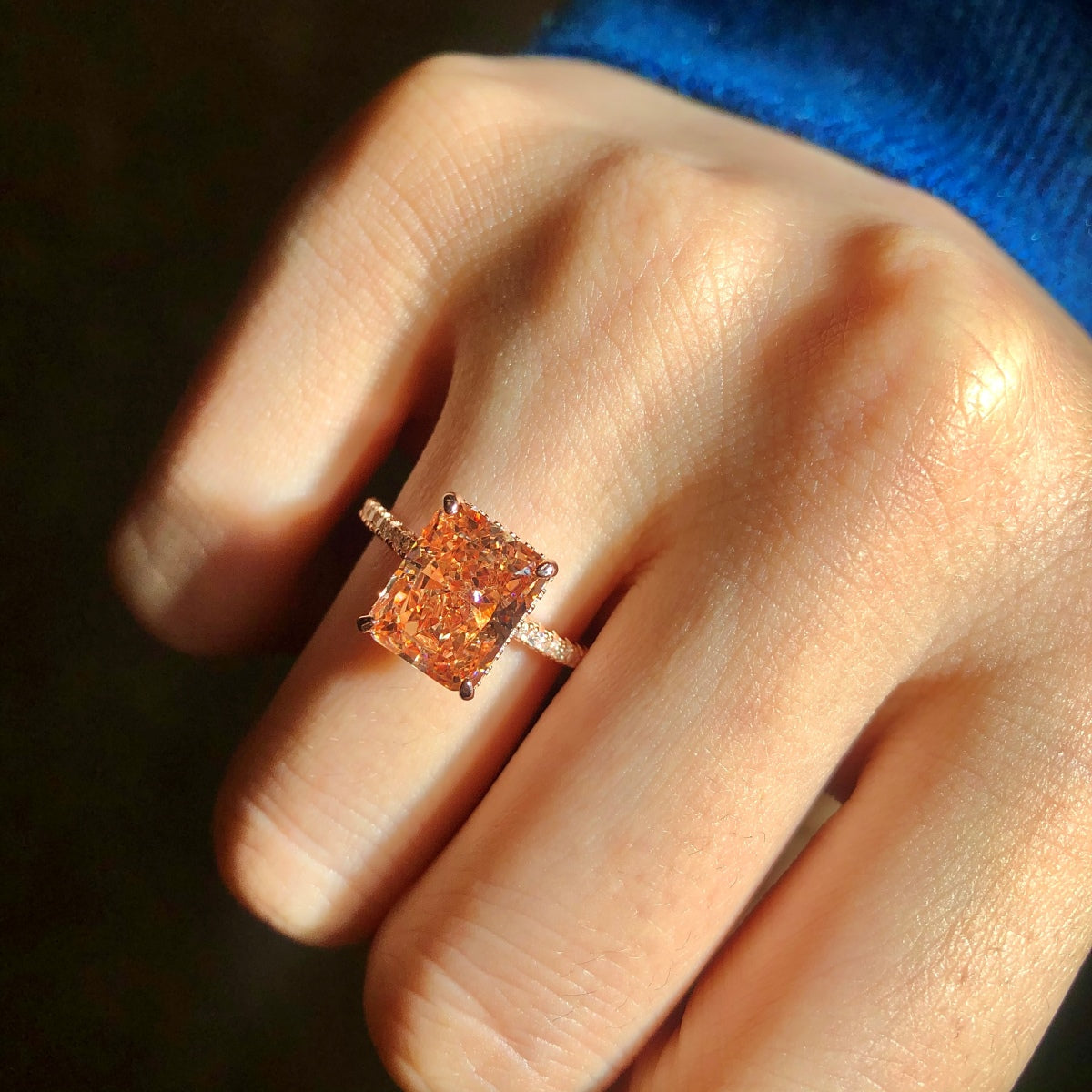 [Solara Jewelry]4.0 Carat Luxurious Engagement Ring