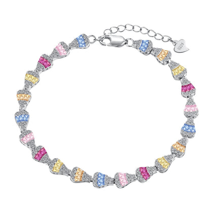 [Solara Jewelry]Radiant Water Drop Shape Daily Bracelet