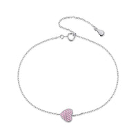 [Solara Jewelry]Heart-Shaped Gentle and Versatile Bracelet