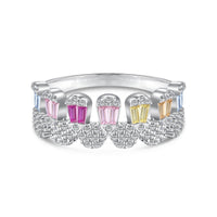 [Solara Jewelry]Wunderschöner Radiant-Cut-Ring für jeden Tag