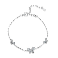 [Solara Schmuck]Zartes Schmetterlings-Anhänger-Armband