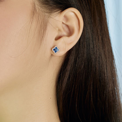 [Solara Jewelry]Four-Leaf Clover Flower Shaped Earrings