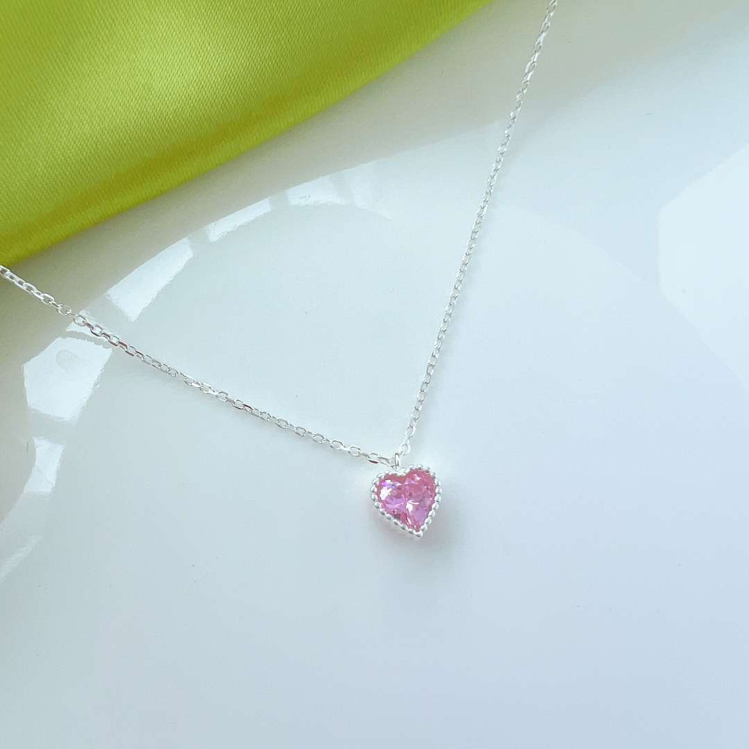 [Solara Jewelry]Ornate Heart Shape Necklace