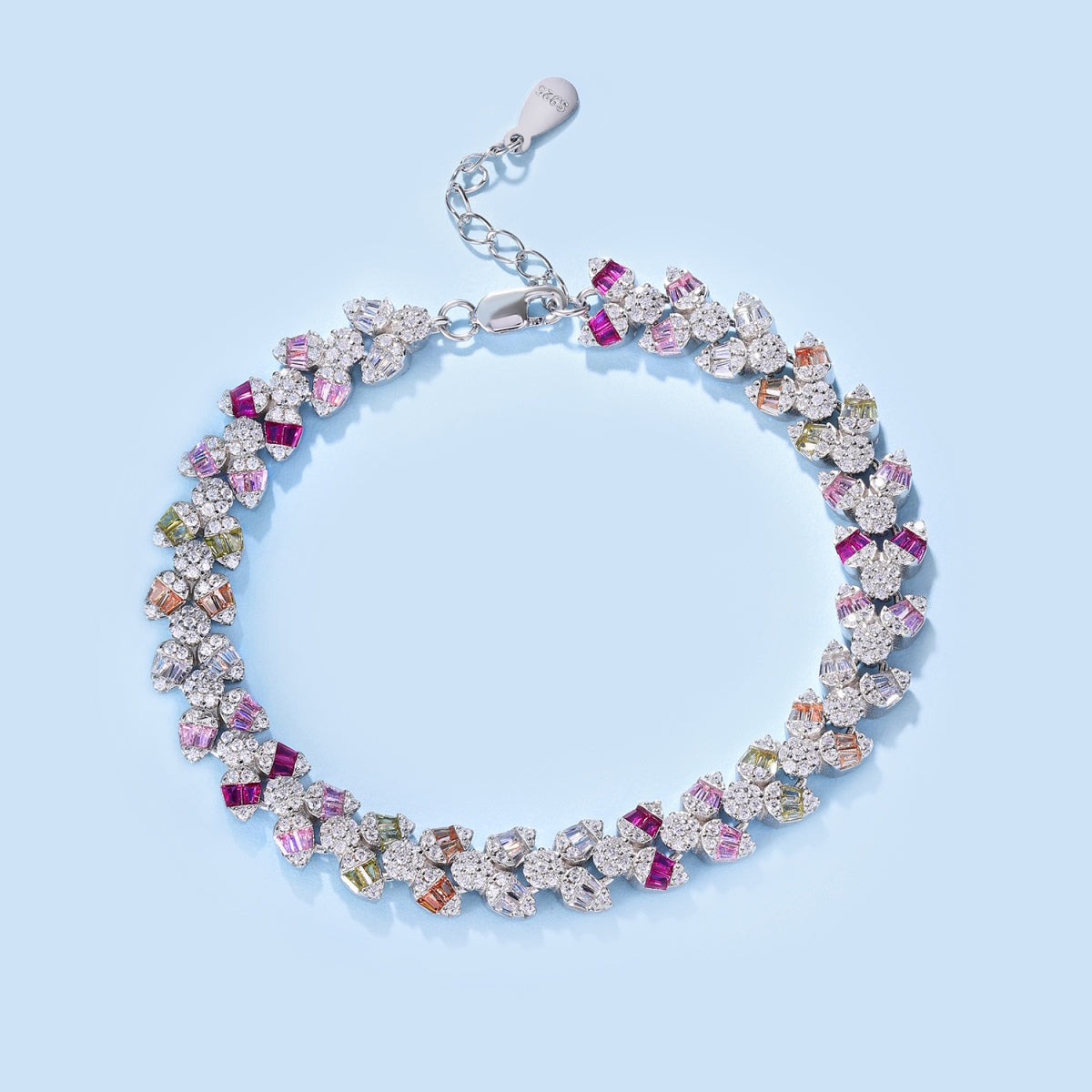 [Solara Jewelry]Dainty Exquisite Flower Shape Daily Bracelet