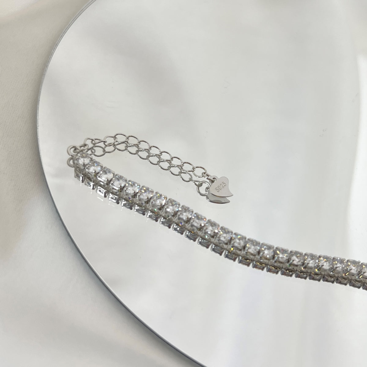 [Solara Jewelry]Sparkling Round Cut Daily Bracelet