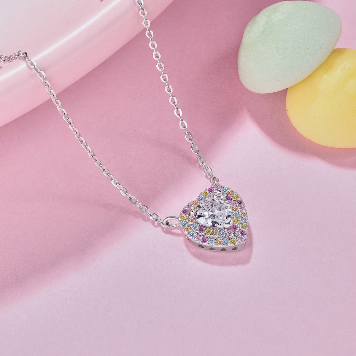 [Solara Jewelry]Exquisite Heart Shape Necklace