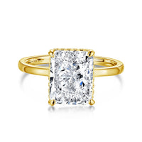 [Solara Jewelry]4.0 Carat Ornate Enchanting Radiand Cut Banquet Ring