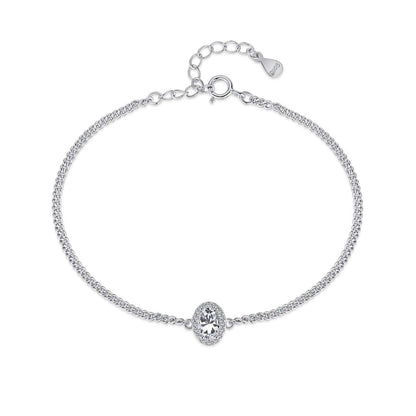 [Solara Jewelry]Exquisite Oval Shape Bracelet