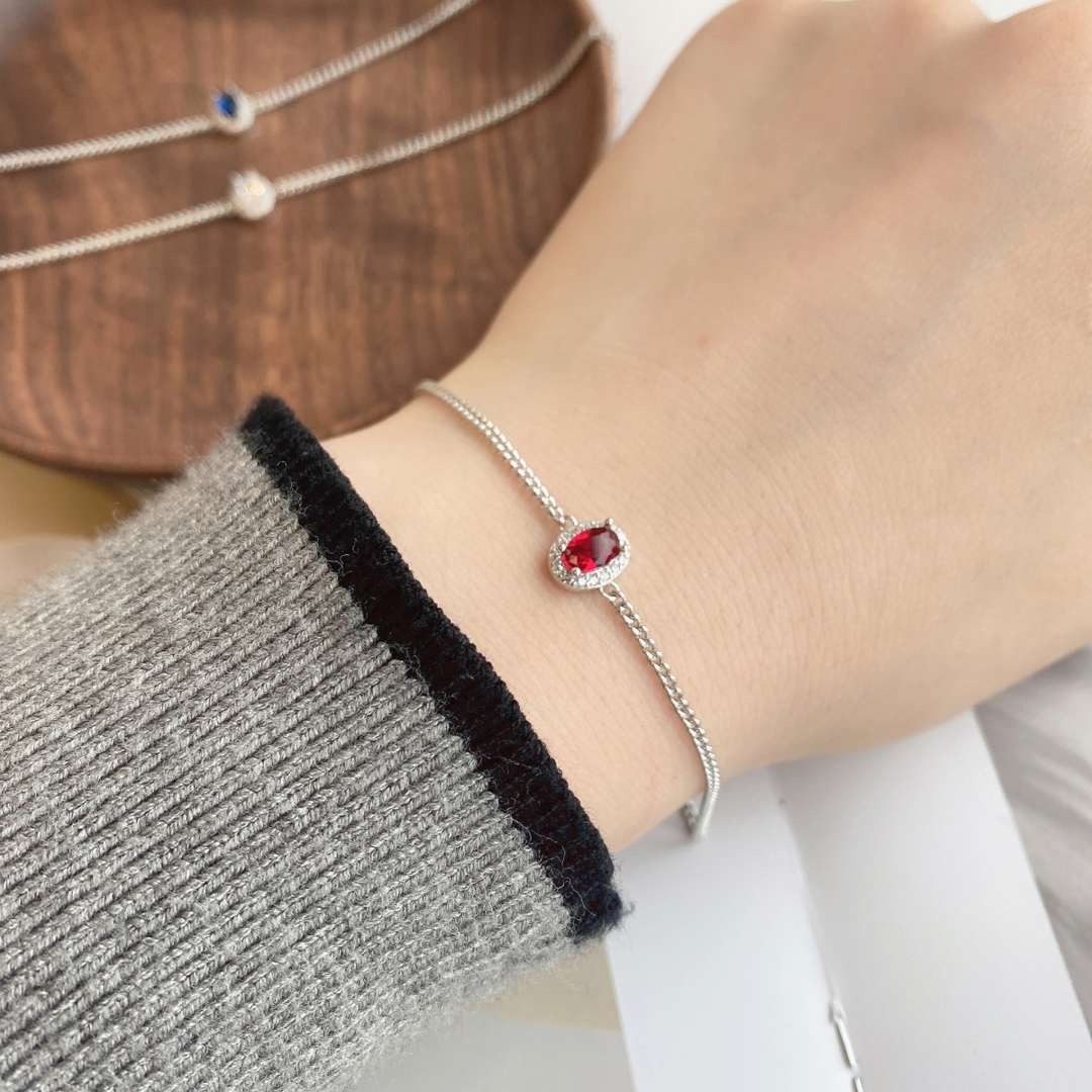 [Solara Jewelry]Exquisite Oval Shape Bracelet