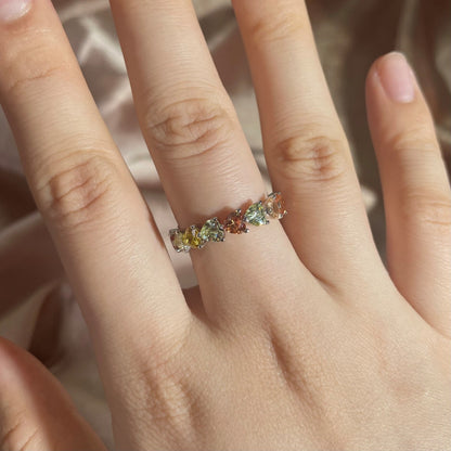 [Solara Jewelry]0.25 Carat Radiant Romance Heart Cut Lover Ring