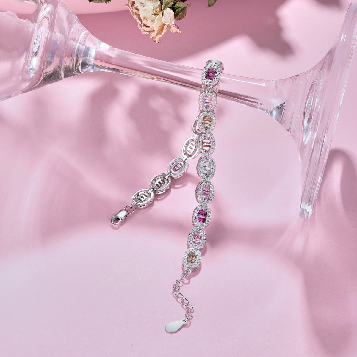 [Solara Jewelry]Exquisite Ornate Emerald Cut Daily Bracelet