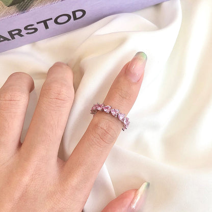 [Solara Jewelry]0.25 Carat Radiant Romance Heart Cut Lover Ring