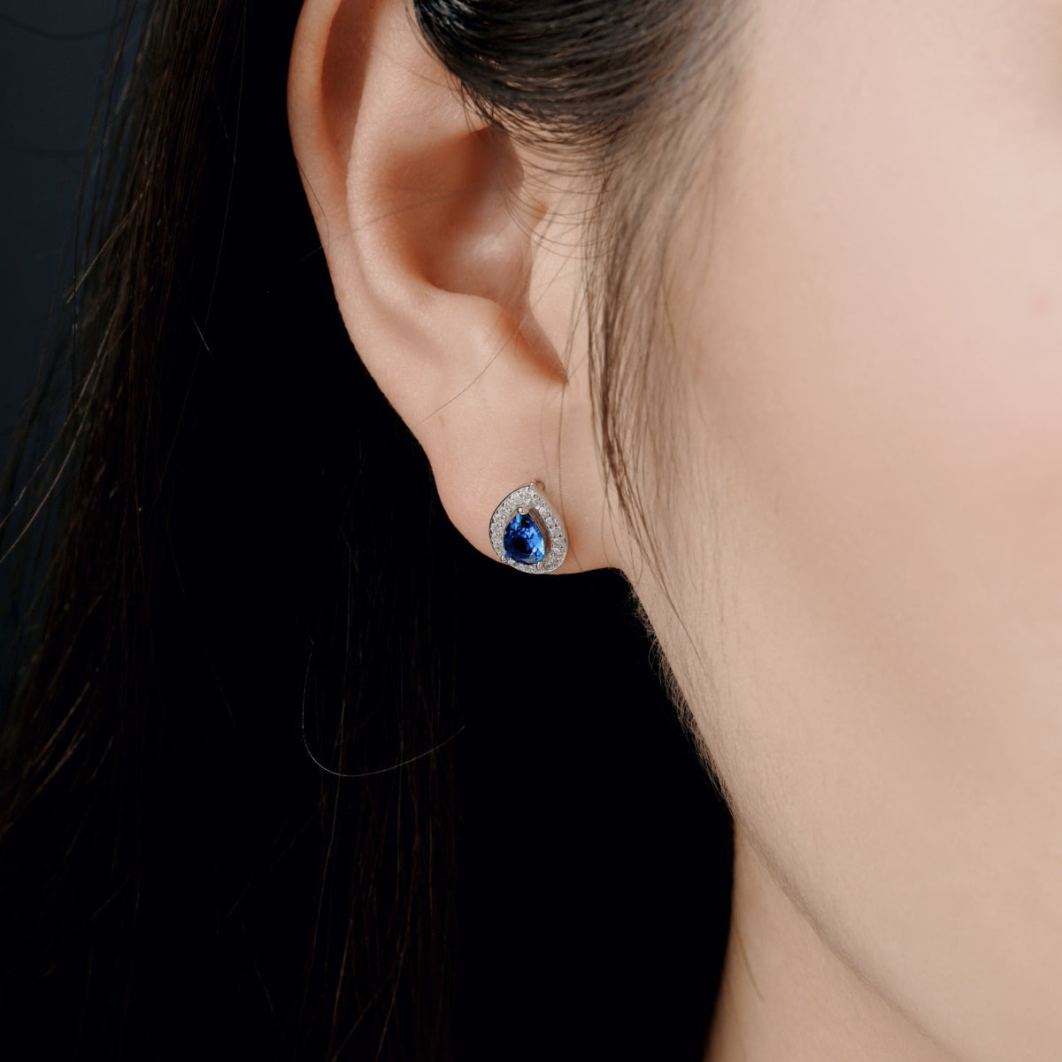 [Solara Jewelry]Luxurious Water Drop Shape Earrings