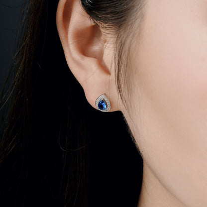 [Solara Jewelry]Luxurious Water Drop Shape Earrings
