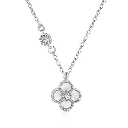 [Solara Jewelry]Delicate Flower Shape Necklace