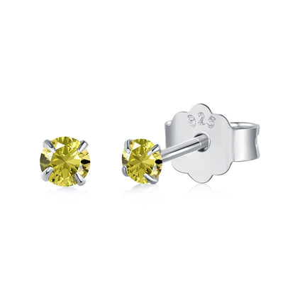 [Solara Jewelry]Delicate Solitaire Earrings