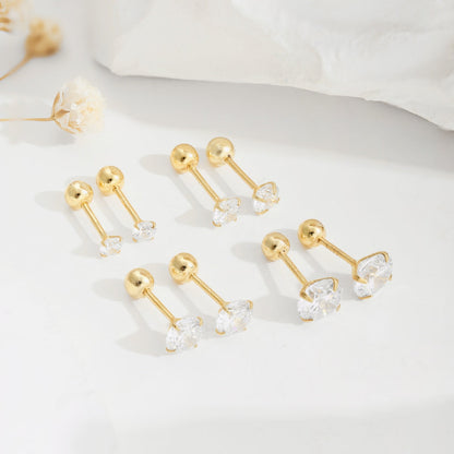 [Solara Jewelry]Unique U-Shaped Ear Bone Earrings