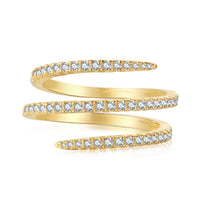 [Solara Jewelry]Unique Vibrant Entangle Daily Ring