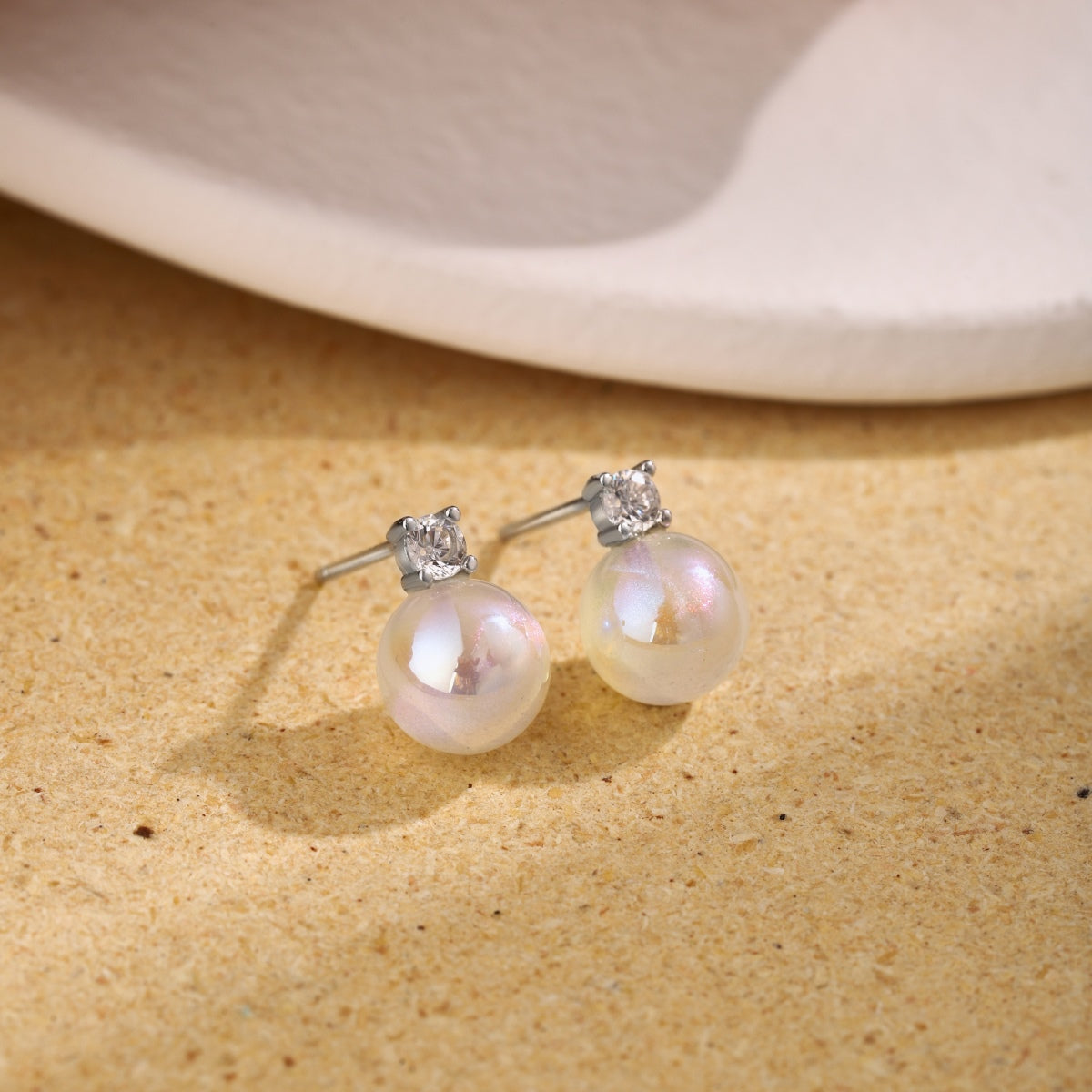[Solara Jewelry]Symphony Mermaid Pearl Earrings