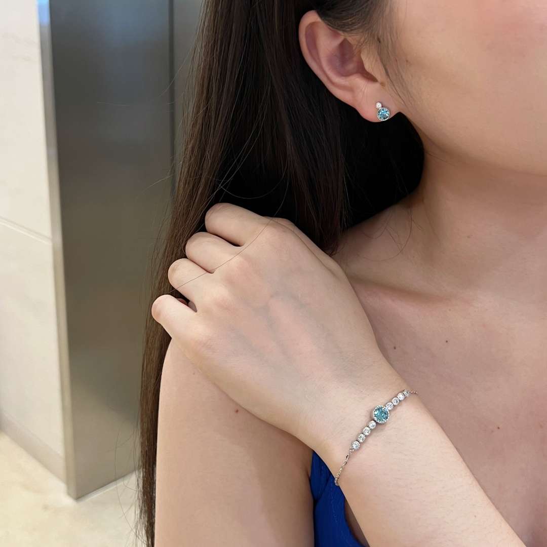 [Solara Jewelry]Luxurious Heart Of The Ocean Bracelet