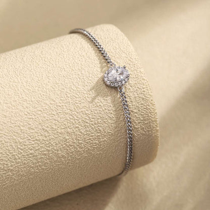[Solara Jewelry]Exquisite Oval Shape Bracelet