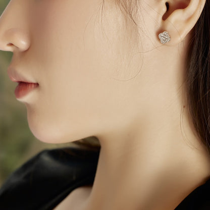 [Solara Jewelry]Four-Leaf Clover Flower Shaped Earrings