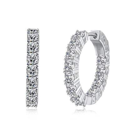 [Solara Jewelry]Unique Round Cut Daily Earrings