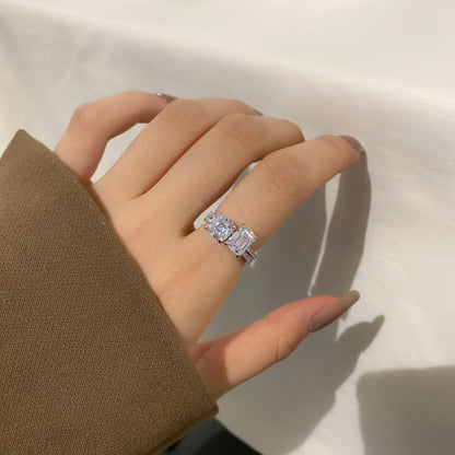 [Solara Jewelry]2.0 Carat Scintillating Ornate Radiant Cut Party Ring
