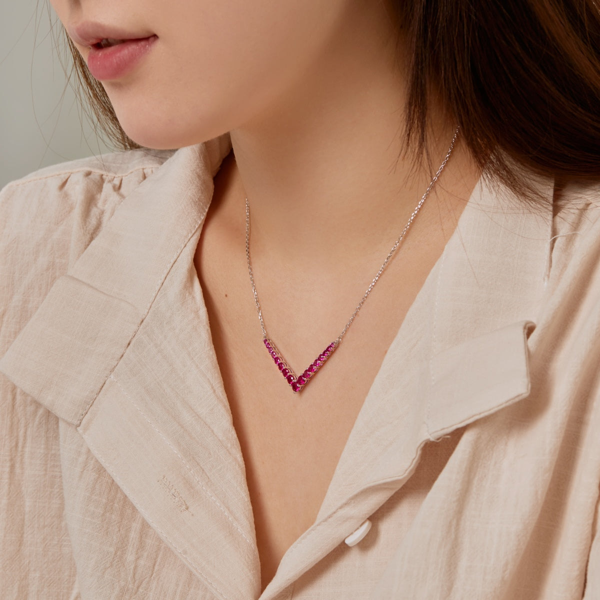 [Solara Jewelry]Ornate Round Cut Necklace