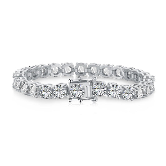 [Solara Jewelry]0.75 Carat Dazzling Round Cut Wedding Bracelet