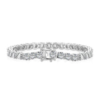 [Solara Jewelry]Ornate Sparkling Round Cut Wedding Bracelet