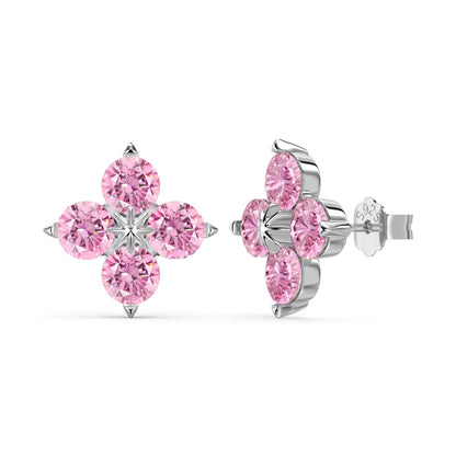 [Solara Jewelry]Four-Leaf Clover Eight-Pointed Star Earrings