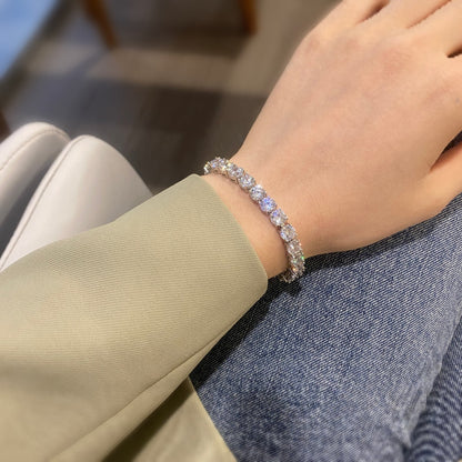 [Solara Jewelry]0.75 Carat Dazzling Round Cut Wedding Bracelet