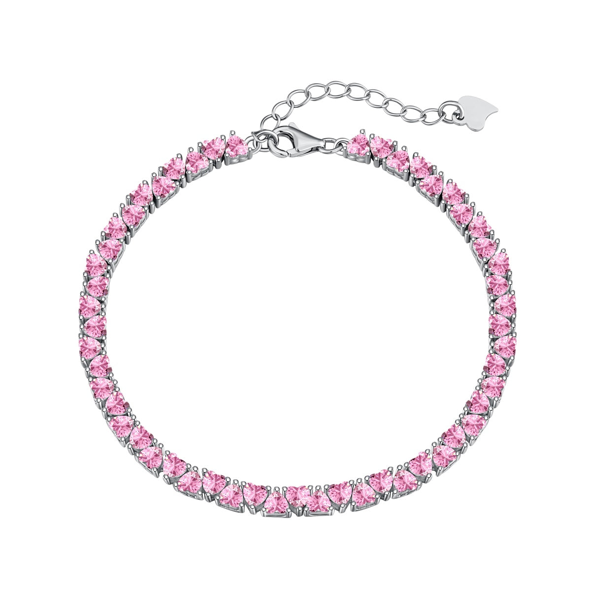 [Solara Jewelry]Dazzling Romantic Heart Shape Lover Bracelet