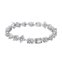 [Solara Jewelry]Unique Exquisite Multi Cut Daily Bracelet