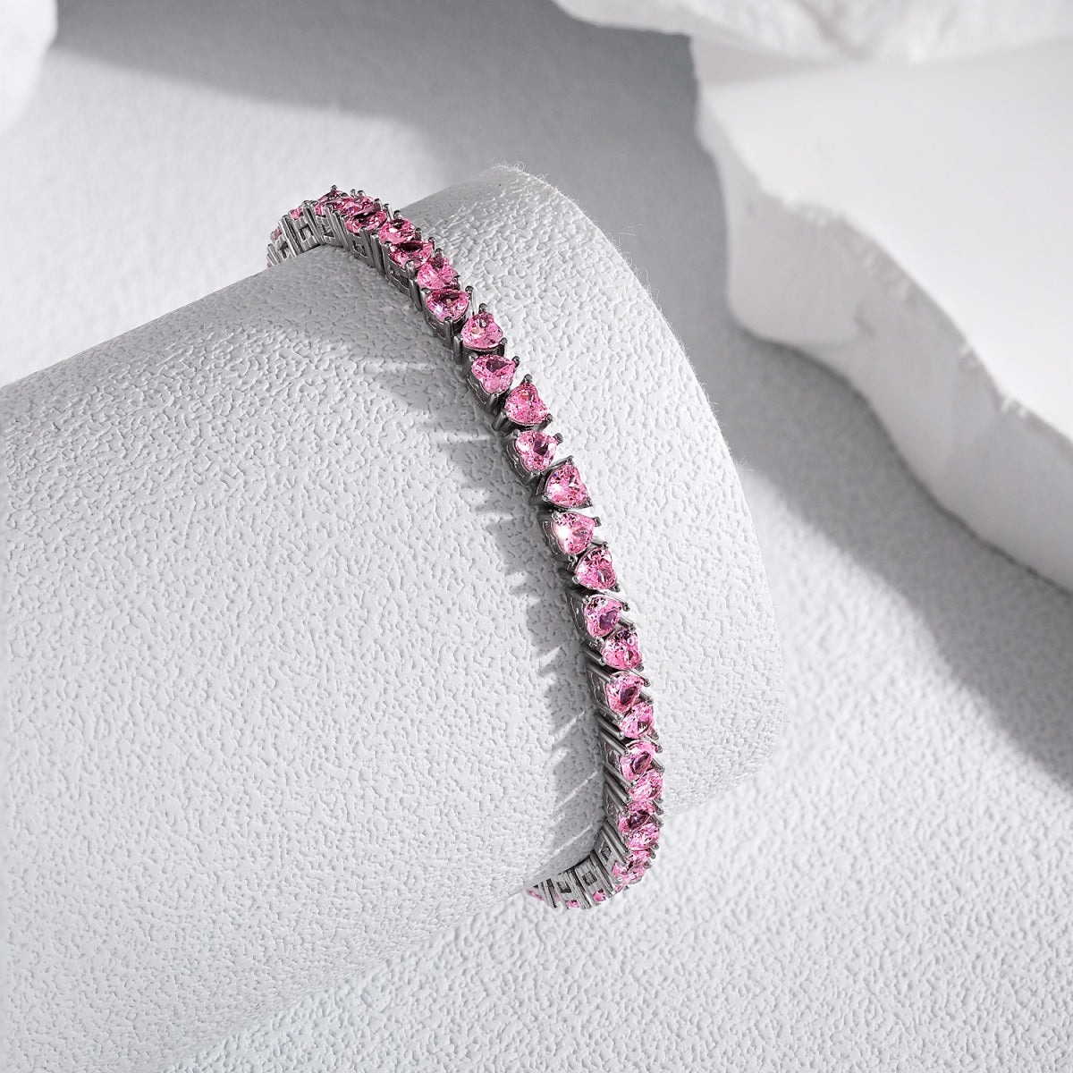 [Solara Jewelry]Dazzling Romantic Heart Shape Lover Bracelet