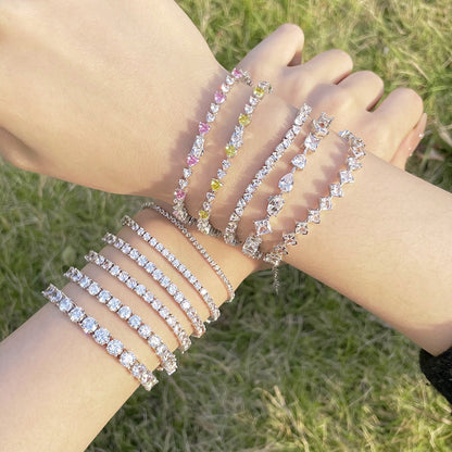 [Solara Jewelry]Unique Exquisite Multi Cut Daily Bracelet