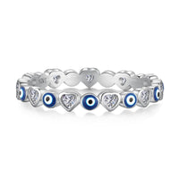 [Solara Jewelry]Radiant Colorful Round Shape Daily Ring
