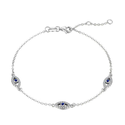 [Solara Jewelry]Evil Eye Shape Pendent Necklace